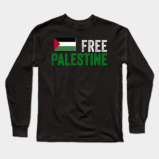 free Palestine Long Sleeve T-Shirt by Sloop